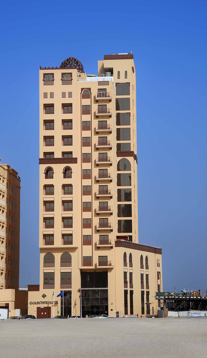 Goldstate Hotel Dubai Bagian luar foto